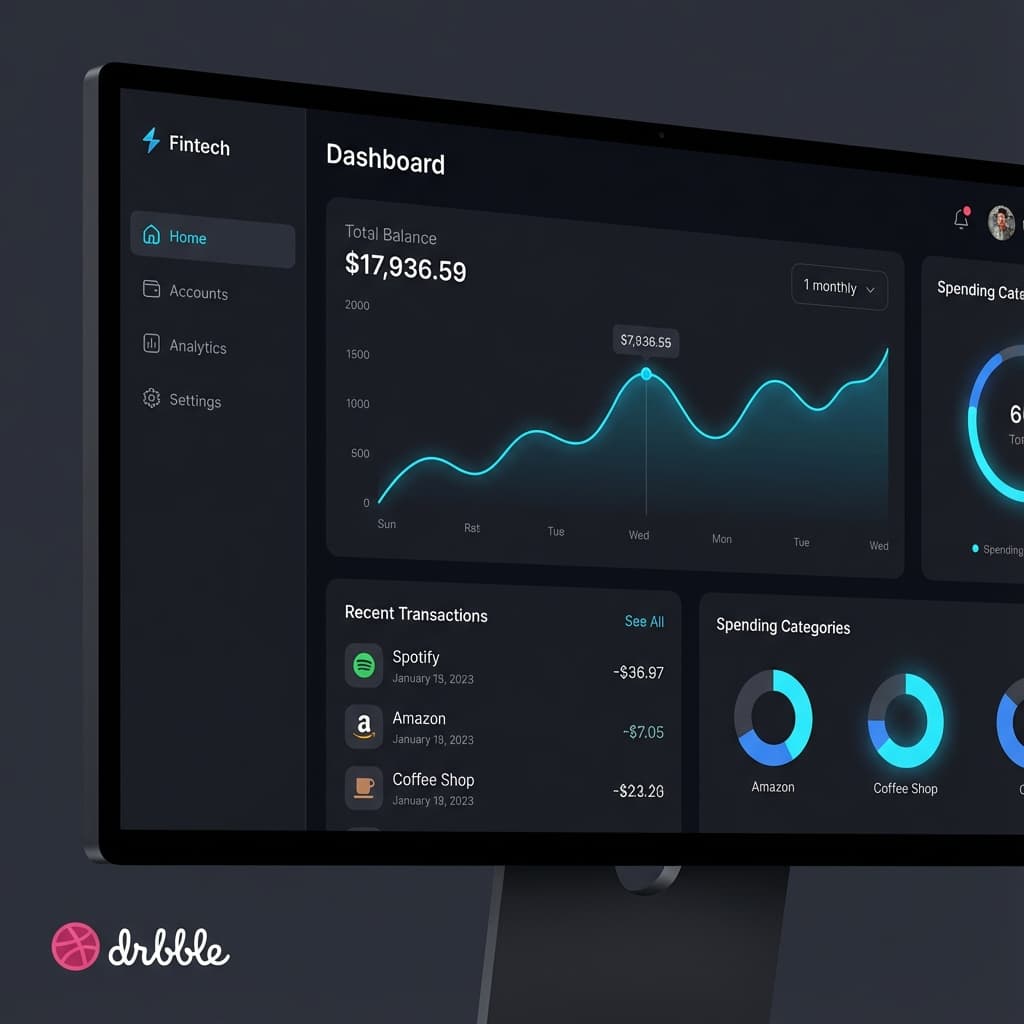 Fintech Dashboard Redesign